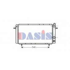 180350N AKS DASIS Радиатор, охлаждение двигателя
