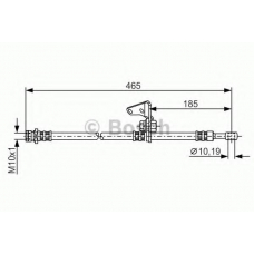 1 987 481 320 BOSCH Тормозной шланг