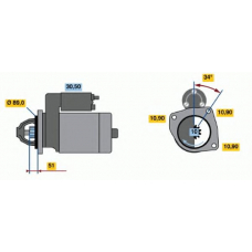 0 001 368 073 BOSCH Стартер