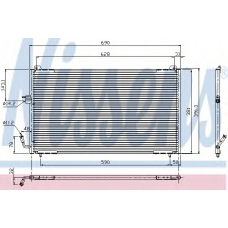 94625 NISSENS Конденсатор, кондиционер