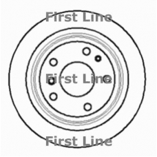 FBD824 FIRST LINE Тормозной диск