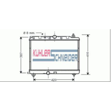 2704101 KUHLER SCHNEIDER Радиатор, охлаждение двигател