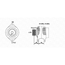 943354103010 MAGNETI MARELLI Генератор