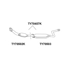 TY70457K VENEPORTE Катализатор