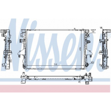 65283A NISSENS Радиатор, охлаждение двигателя