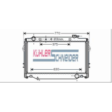 3201551 KUHLER SCHNEIDER Радиатор, охлаждение двигател