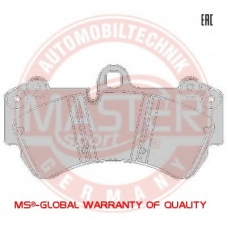 13046049922K-SET-MS MASTER-SPORT Комплект тормозных колодок, дисковый тормоз