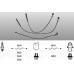7112 BOUGICORD Комплект проводов зажигания