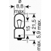 3893D-02B OSRAM Лампа накаливания, фонарь указателя поворота; ламп