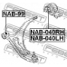 NAB-040LH FEBEST Подвеска, рычаг независимой подвески колеса