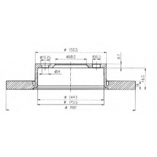 BDC4734 QUINTON HAZELL Тормозной диск