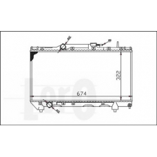 051-017-0004 LORO Радиатор, охлаждение двигателя