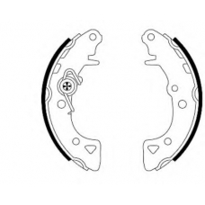 H8545 PAGID Комплект тормозных колодок