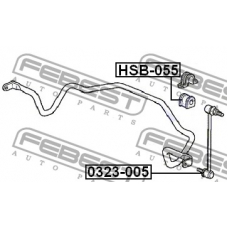 0323-005 FEBEST Тяга / стойка, стабилизатор
