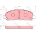 GDB7113 TRW Комплект тормозных колодок, дисковый тормоз