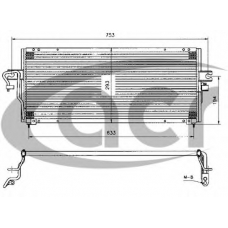 300257 ACR Конденсатор, кондиционер