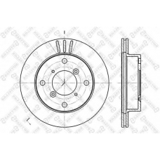 6020-5205V-SX STELLOX Тормозной диск