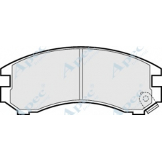 PAD630 APEC Комплект тормозных колодок, дисковый тормоз