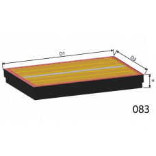 R504 MISFAT Воздушный фильтр