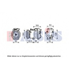 851943N AKS DASIS Компрессор, кондиционер