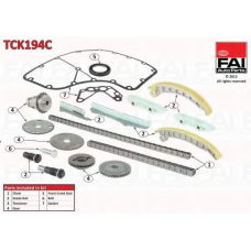 TCK194C FAI AutoParts Комплект цели привода распредвала