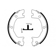 S725 SIMER Комплект тормозных колодок