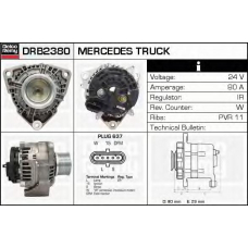 DRB2380 DELCO REMY Генератор