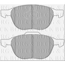 BBP2456 BORG & BECK Комплект тормозных колодок, дисковый тормоз