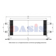 132013N AKS DASIS Конденсатор, кондиционер