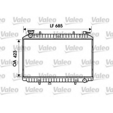 732484 VALEO Радиатор, охлаждение двигателя