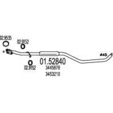 01.52840 MTS Средний глушитель выхлопных газов