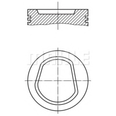 030 42 00 MAHLE Поршень