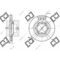 BD1031 DJ PARTS Тормозной диск