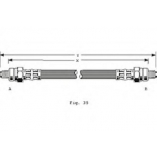 PHC113 TRW Тормозной шланг