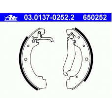 03.0137-0252.2 ATE Комплект тормозных колодок