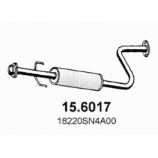 15.6017 ASSO Средний глушитель выхлопных газов