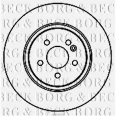 BBD4293 BORG & BECK Тормозной диск