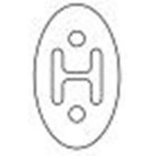 024006 SIGAM Кронштейн, система выпуска ОГ