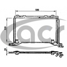 300287 ACR Конденсатор, кондиционер