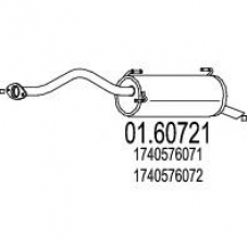 01.60721 MTS Глушитель выхлопных газов конечный
