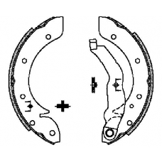 MFR406 MINTEX Комплект тормозных колодок