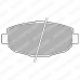 LP1661 DELPHI Комплект тормозных колодок, дисковый тормоз