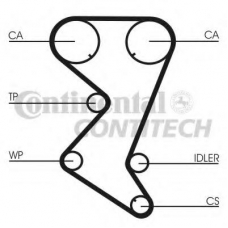 CT1138K1 CONTITECH Комплект ремня грм