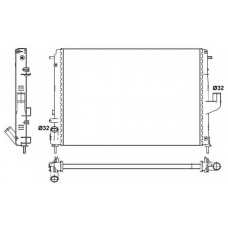 53092 NRF Радиатор, охлаждение двигателя