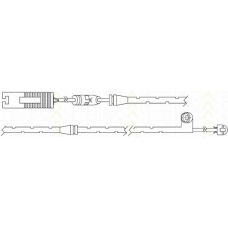 8115 11037 TRISCAN Сигнализатор, износ тормозных колодок