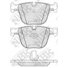 PN0326 NiBK Комплект тормозных колодок, дисковый тормоз