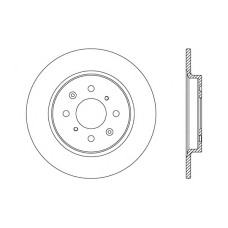 BDA2638.10 OPEN PARTS Тормозной диск