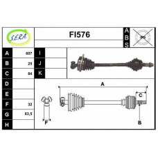 FI576 SERA Приводной вал