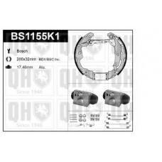 BS1155K1 QUINTON HAZELL Комплект тормозов, барабанный тормозной механизм
