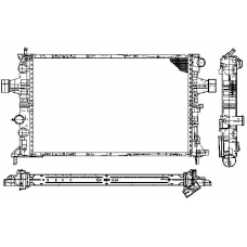 2109013 BEHR Radiator